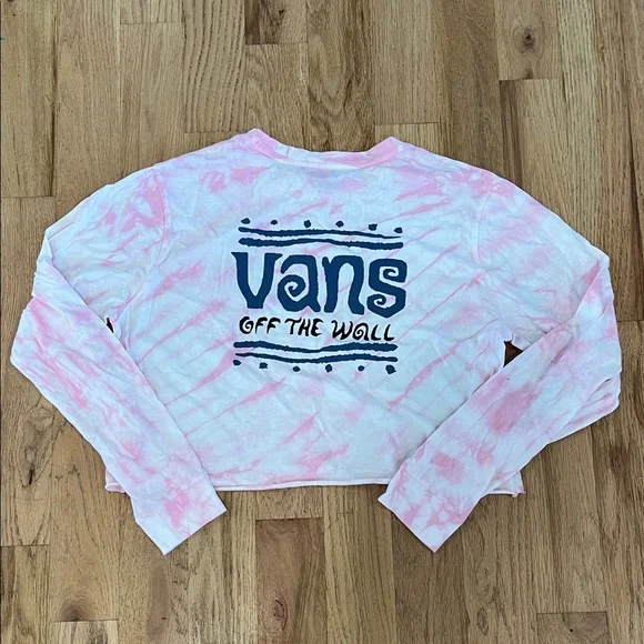 Vans Pink and White Tie-Dye Crop Top - Picture 4 of 4